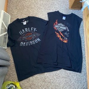 Bundle of men’s size XL Harley Davidson shirts